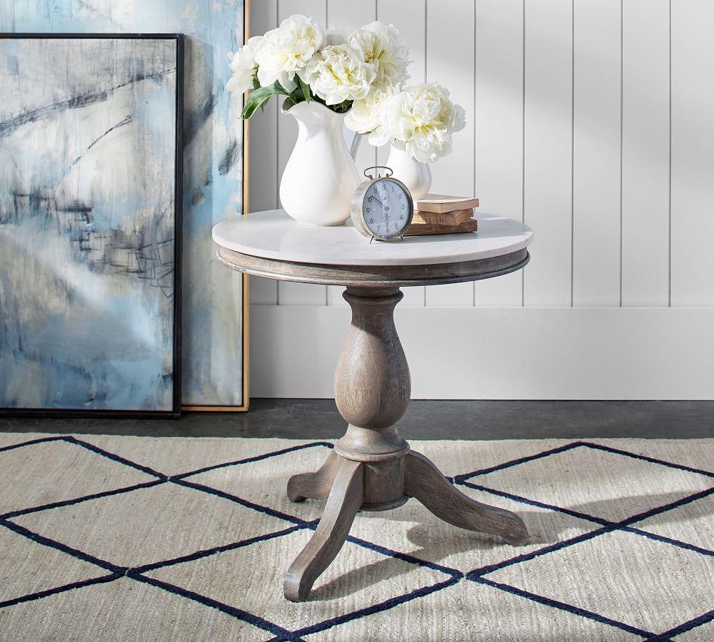 pottery barn end tables