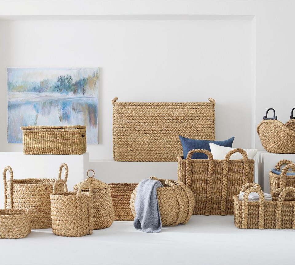 Beachcomber Handwoven Seagrass Basket Collection