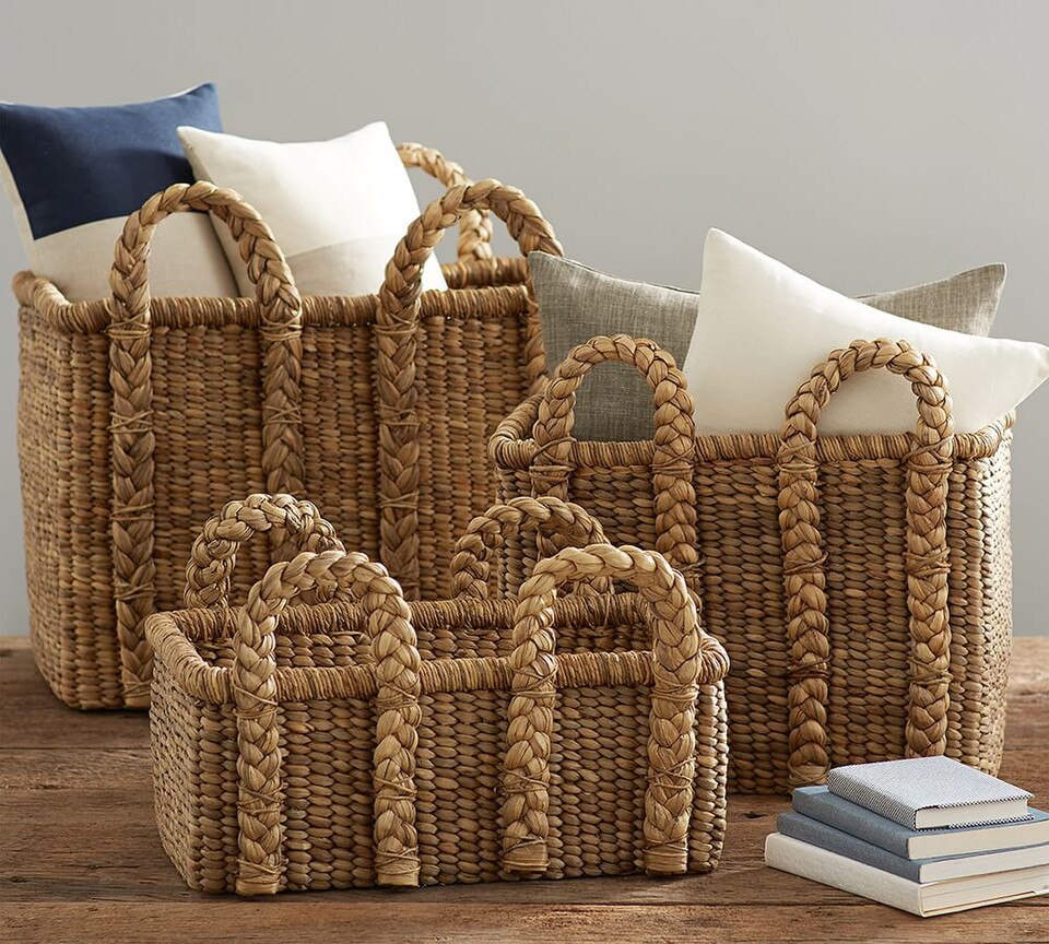 Beachcomber Handwoven Seagrass Basket Collection