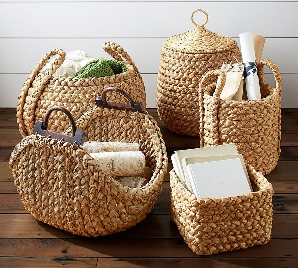 Beachcomber Handwoven Seagrass Basket Collection