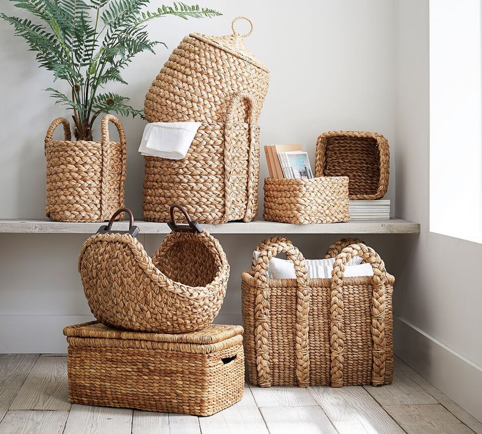 Beachcomber Handwoven Seagrass Basket Collection