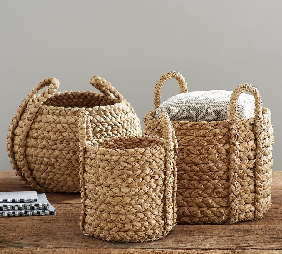 Beachcomber Handwoven Seagrass Basket Collection