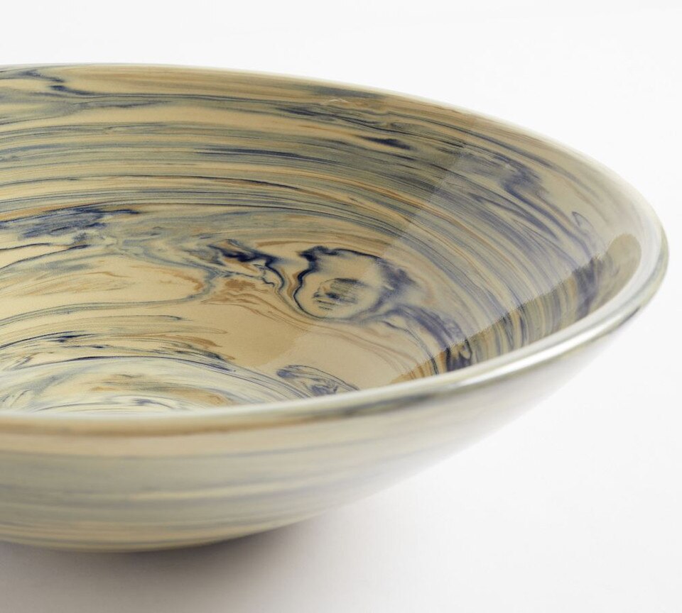 Handcrafted Marbled Ceramic Collection