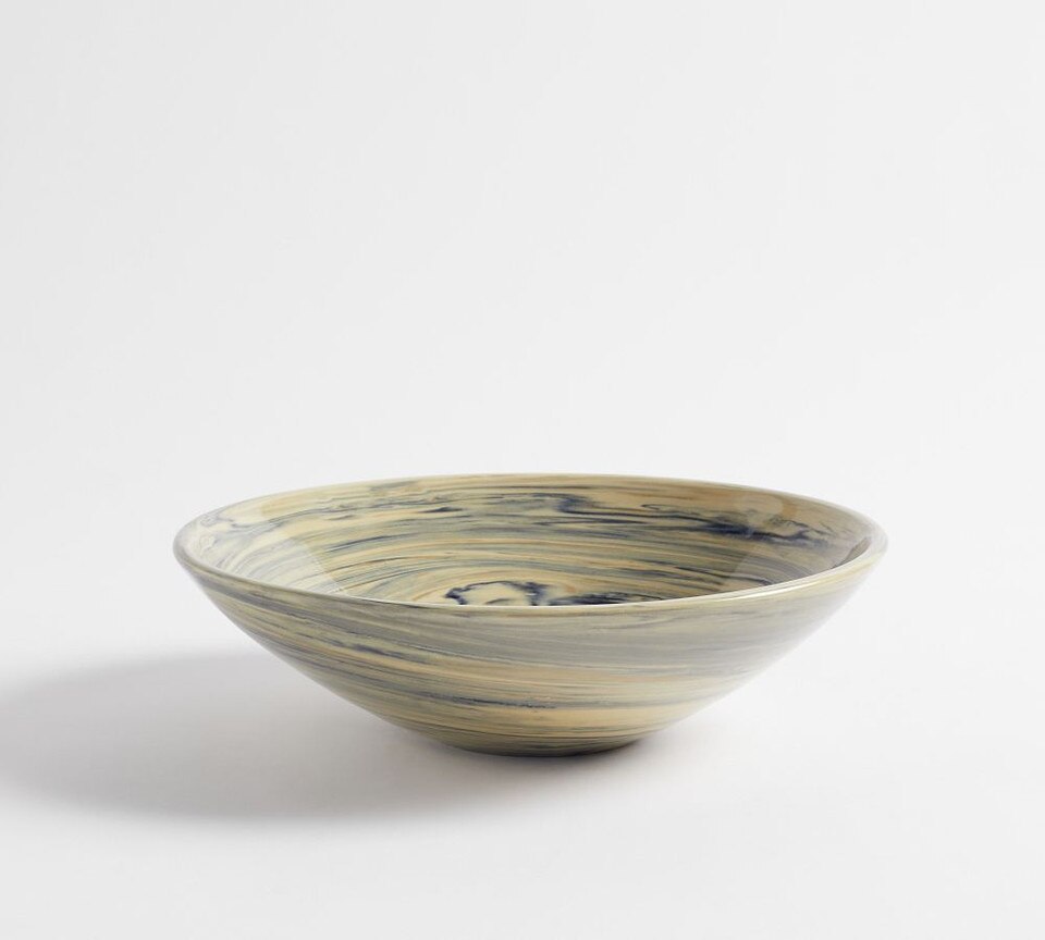 Handcrafted Marbled Ceramic Collection