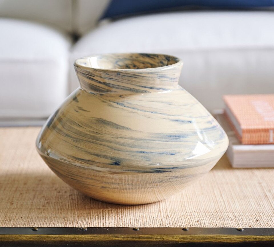 Handcrafted Marbled Ceramic Collection