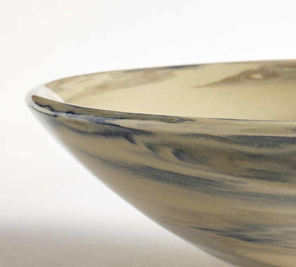 Handcrafted Marbled Ceramic Collection