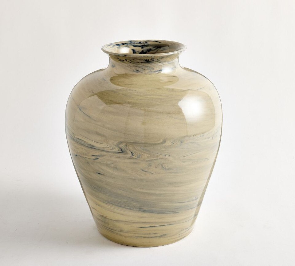 Handcrafted Marbled Ceramic Collection