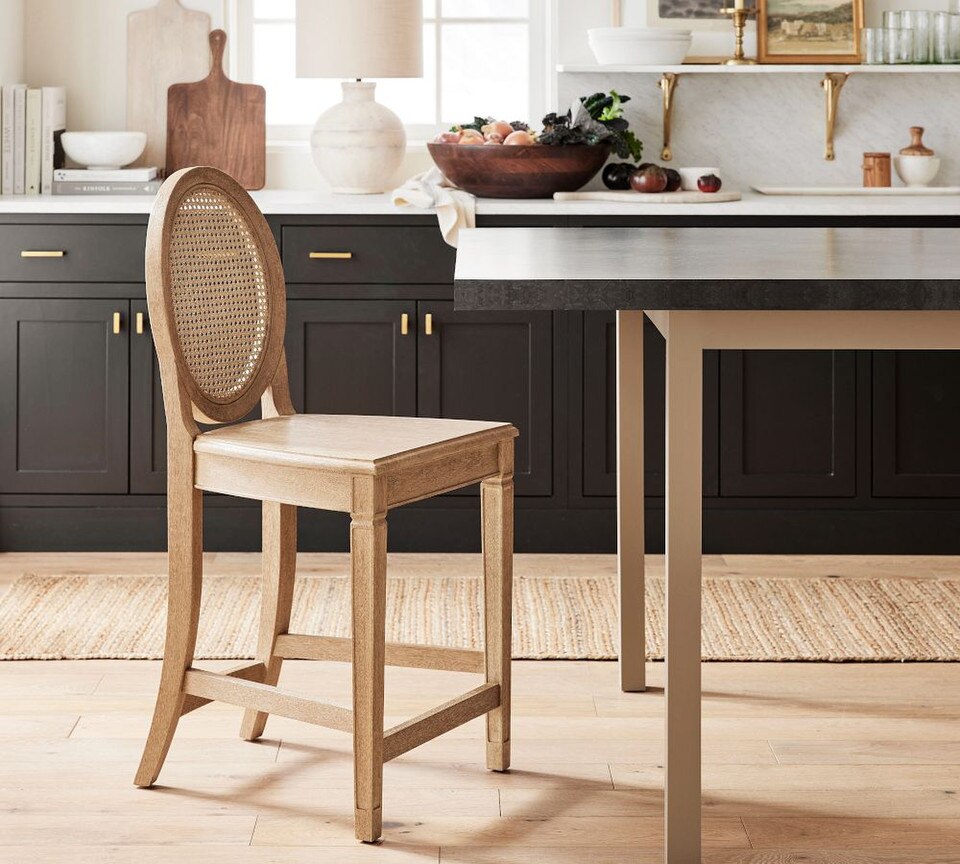 Sausalito Cane Counter Stool