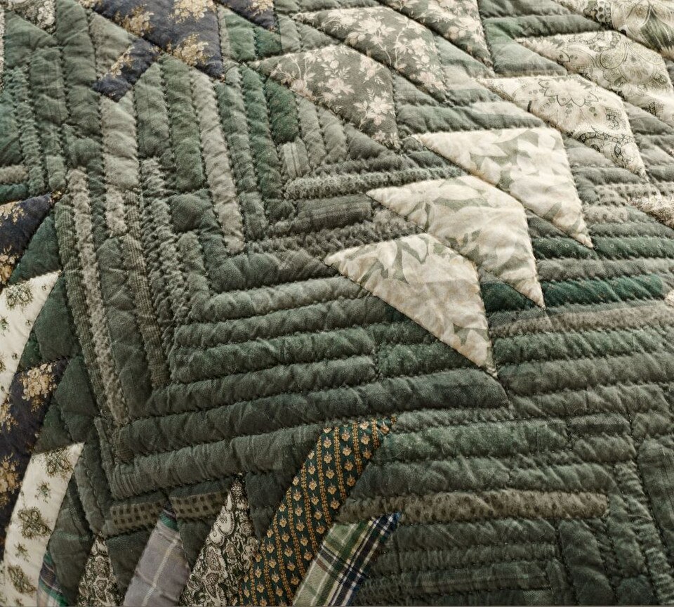 Patchwork Spruce Coverlet