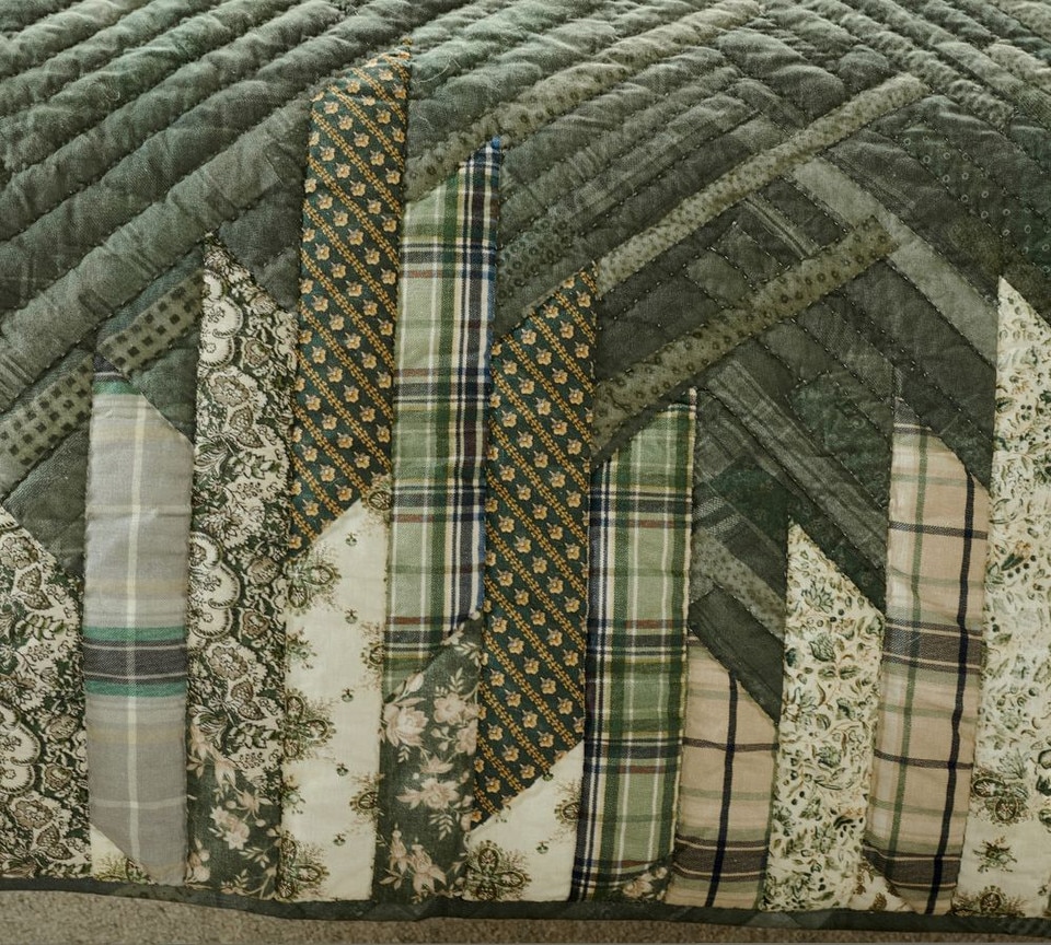 Patchwork Spruce Coverlet