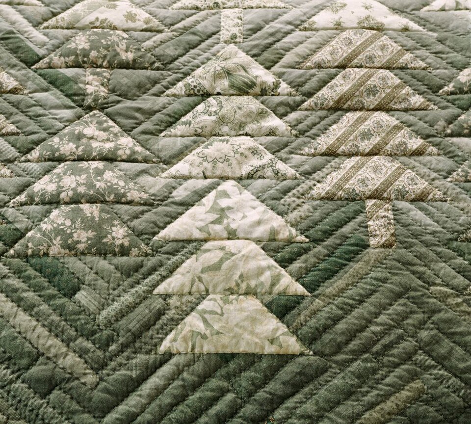 Patchwork Spruce Coverlet