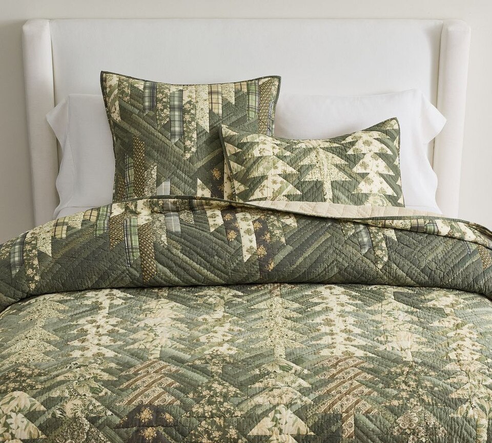 Patchwork Spruce Coverlet