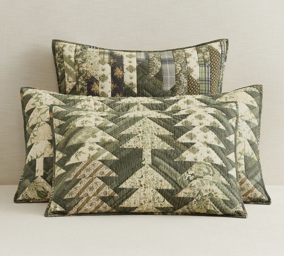 Patchwork Spruce Coverlet