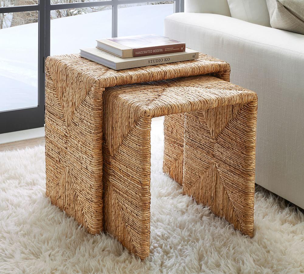 pottery barn end tables